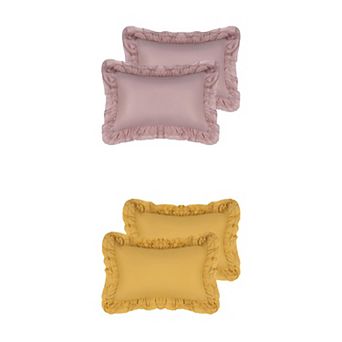 Set Of 4 Pillow Covers, Bedding Pillow Shams With Envelope Closure Queen 20"x 30"
