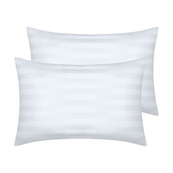 Satin Pillow Cases Set of 2 for Hair and Skin Breathable Cooling Pillow Covers with Envelope Closure