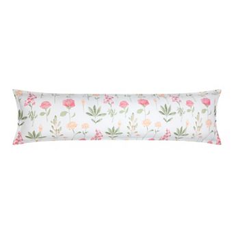 1 pc Pillowcase For Hair And Skin, Soft Floral Pillow Cases With Envelope Closure, Body (20"x72")