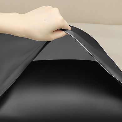Set of 2 Satin Pillow Cases for Hair and Skin, Cooling Pillow Covers with Envelope Closure