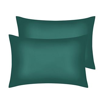 Set of 2 Satin Pillow Cases for Hair and Skin, Cooling Pillow Covers with Envelope Closure