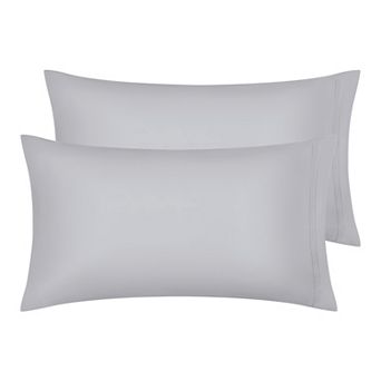 Polyester Pillow Cases Set of 2 for Hair and Skin, Cooling Pillow Covers with Envelope Closure