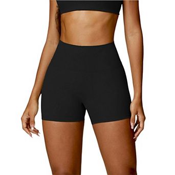Women's High-Waisted Abdominal Control Yoga Shorts