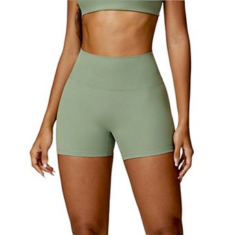 Women's High-Waisted Abdominal Control Yoga Shorts