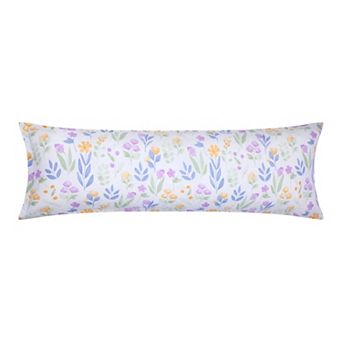 1 pc Pillowcase For Hair And Skin, Soft Floral Pillow Cases With Envelope Closure, Body (20"x60")