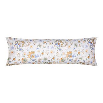 1 pc Pillowcase For Hair And Skin, Soft Floral Pillow Cases With Envelope Closure, Body (20"x60")