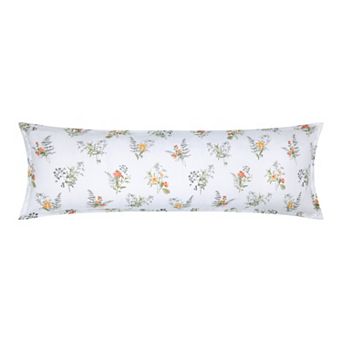 1 pc Pillowcase For Hair And Skin, Soft Floral Pillow Cases With Envelope Closure, Body (20"x60")