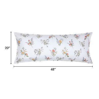 1 Pcs Pillowcase For Hair And Skin Breathable, Soft Floral Pillow Cases With Envelope Closure