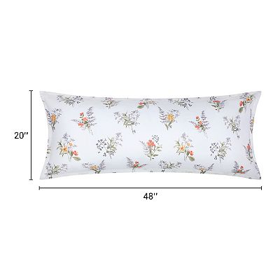 1 Pcs Pillowcase For Hair And Skin Breathable Soft Floral Pillow Cases With Envelope Closure