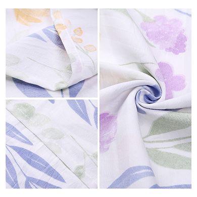 1 Pcs Pillowcase For Hair And Skin Breathable, Soft Floral Pillow Cases With Envelope Closure