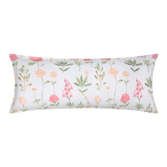 1 pc Pillowcase For Hair And Skin Breathable, Soft Floral Pillow Cases With Envelope Closure