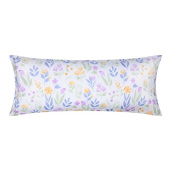 1 pc Pillowcase For Hair And Skin Breathable, Soft Floral Pillow Cases With Envelope Closure