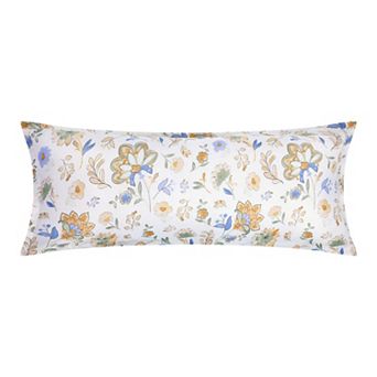 1 pc Pillowcase For Hair And Skin Breathable, Soft Floral Pillow Cases With Envelope Closure