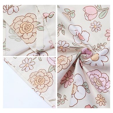 2 Pack Pillowcase With Envelope Closure, Floral Pillow Cases For Hair And Skin, Gift For Women Men