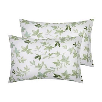 2 Pack Pillowcase With Envelope Closure, Floral Pillow Cases For Hair And Skin, Gift For Women Men