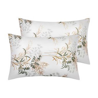 2 Pack Pillowcase With Envelope Closure, Floral Pillow Cases For Hair And Skin, Gift For Women Men