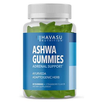 Ashwagandha Gummies, Strawberry Flavor, 60 ct