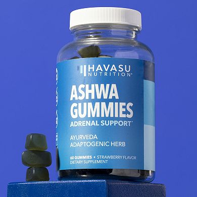 Ashwagandha Gummies, Strawberry Flavor, 60ct