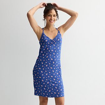 Women's Sonoma Goods For Life® Crinkled Rib Sleep Chemise