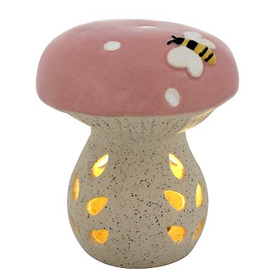 Celebrate Together Easter LED Ceramic Mushroom Table Décor