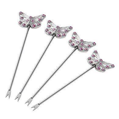 Dolly Parton 4-pc. Metal Butterfly Pick Set
