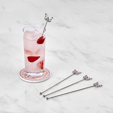 Dolly Parton 4-pc. Metal Butterfly Stirrer Set
