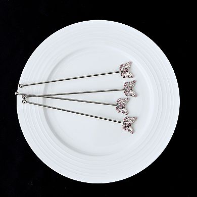 Dolly Parton 4-pc. Metal Butterfly Stirrer Set