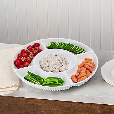 Dolly Parton Floral Ceramic Chip & Dip Plate