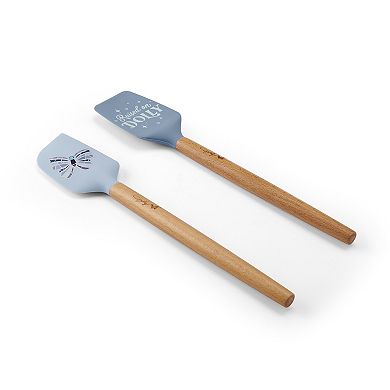 Dolly Parton Silicone & Wood Spatula 2-pc. Set