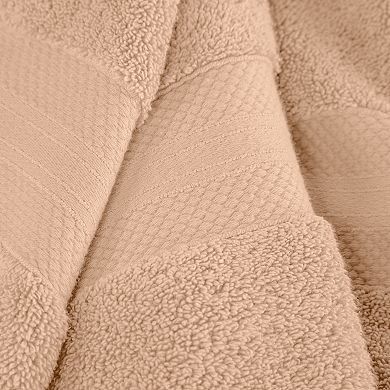 SUPERIOR 10-Piece Aria Turkish Cotton Highly Absorbent Solid Heavyweight Towel Set