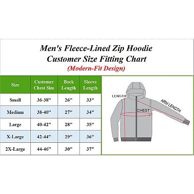 Men's Blue Ice Full-Zip Hoodie