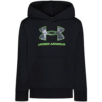 Boys 4-8 Under Armour Rival Print Fill Graphic Hoodie