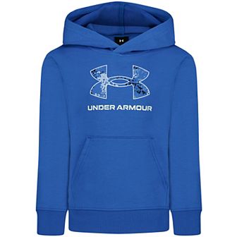 Boys 4-8 Under Armour Rival Print Fill Graphic Hoodie
