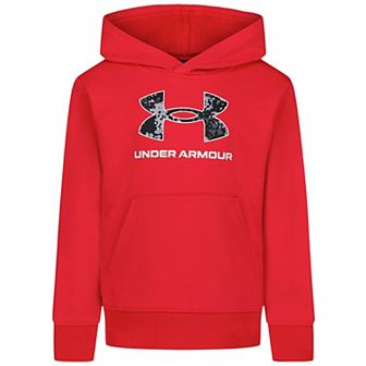 Boys 4-8 Under Armour Rival Print Fill Graphic Hoodie