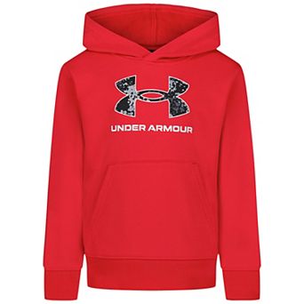 Boys 4-8 Under Armour Rival Print Fill Graphic Hoodie