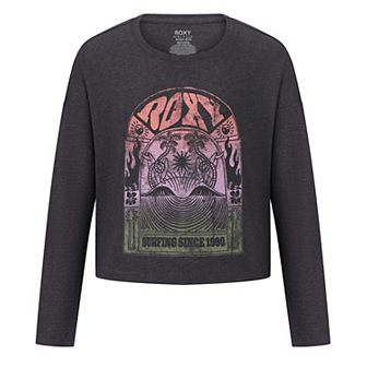 Girls 7-16 Roxy Surfing Graphic Long Sleeve Tee