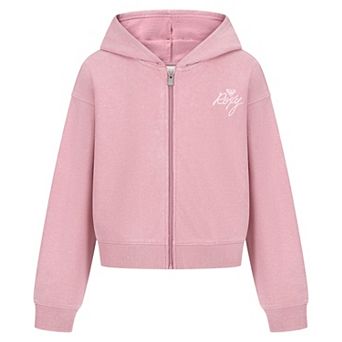 Girls 7-16 Roxy Fleece Washed Zip Hoodie
