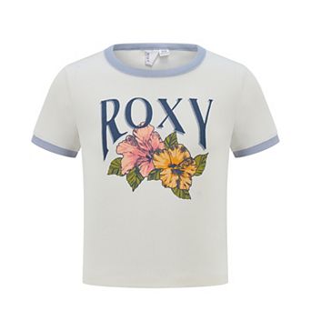 Girls 7-16 Roxy Sunshine Ringer Short Sleeve Graphic Tee