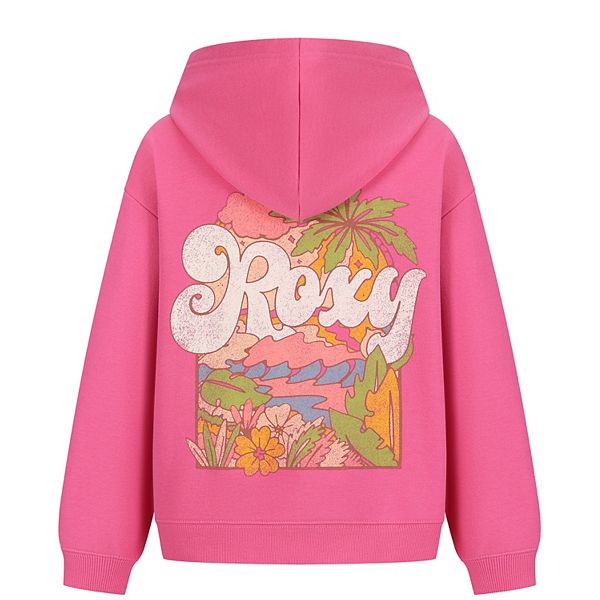 Girls 7-16 Roxy Palm Graphic Zip Hoodie