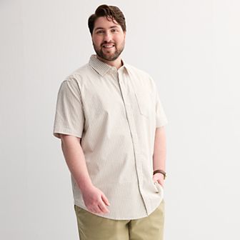 Big & Tall Sonoma Goods For Life® Short Sleeve Perfect Length Shirt