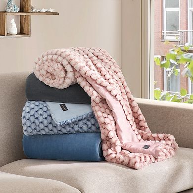 Bearpaw Tahoe Reversible Coco Flannel Throw