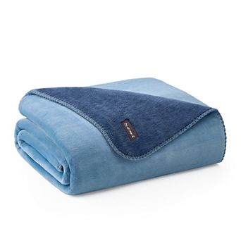 Bearpaw Tahoe Reversible Coco Flannel Throw Blanket