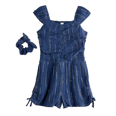 Girls 7-16 Limited Too Glitter Romper