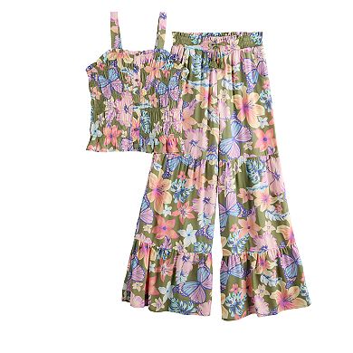 Girls 7-16 Limited Too Tiered 2-pc. Tank Top & Pants Set