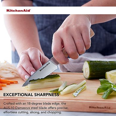 KitchenAid® Premium 3.5-in. Damascus Steel Paring Knife