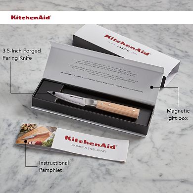 KitchenAid® Premium 3.5-in. Damascus Steel Paring Knife
