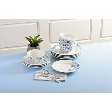 222 Fifth Bellamy Porcelain 12-piece Dinnerware Set