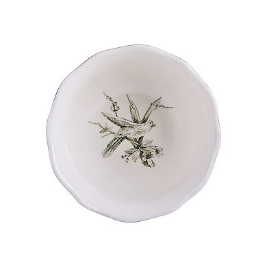 222 Fifth Adelaide Sage Porcelain 12-piece Dinnerware Set