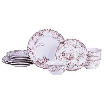 222 Fifth Sage Dinnerware 222 Fifth Adelaide Sage Porcelain 12 - Main Image