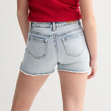 Girls 7-16 Limited Too Americana Sequin Flag Jean Shorts
